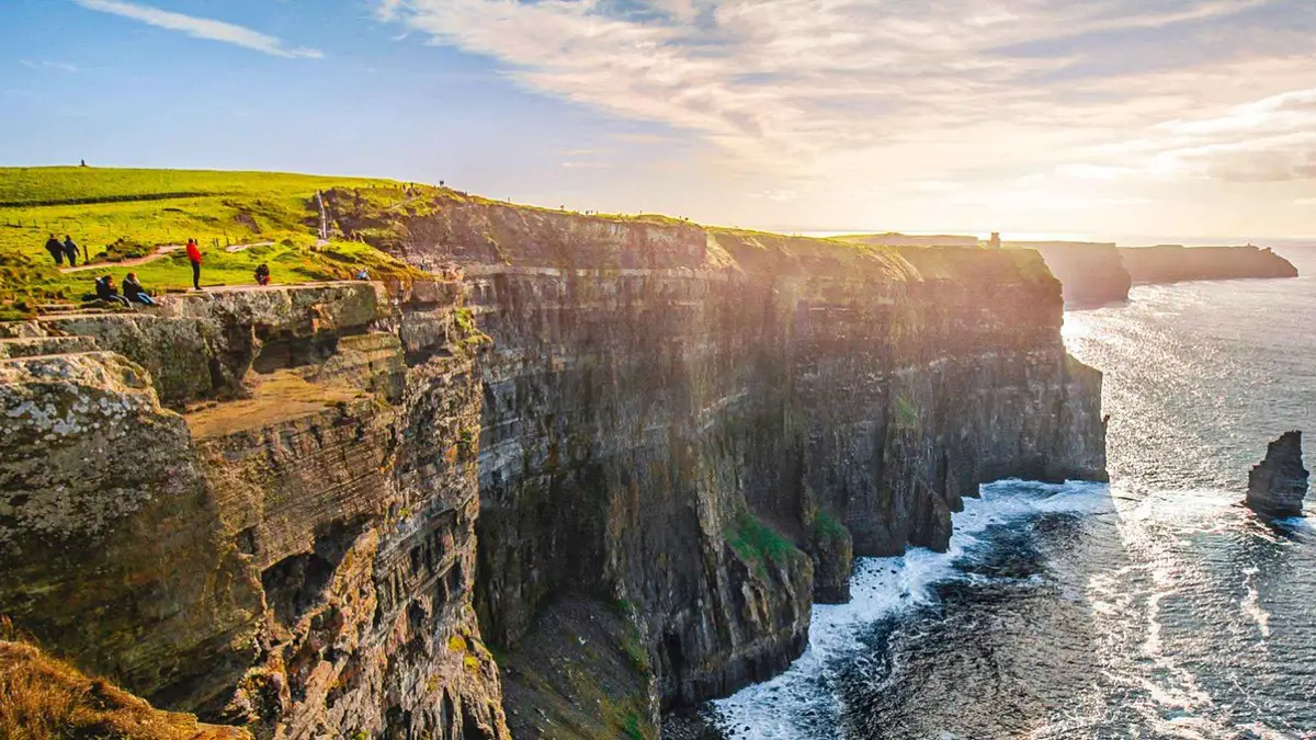 Cliffs, Burren, Kinvara, Bunratty on a Cliffs of Moher tour from Dublin, County Clare, Ireland