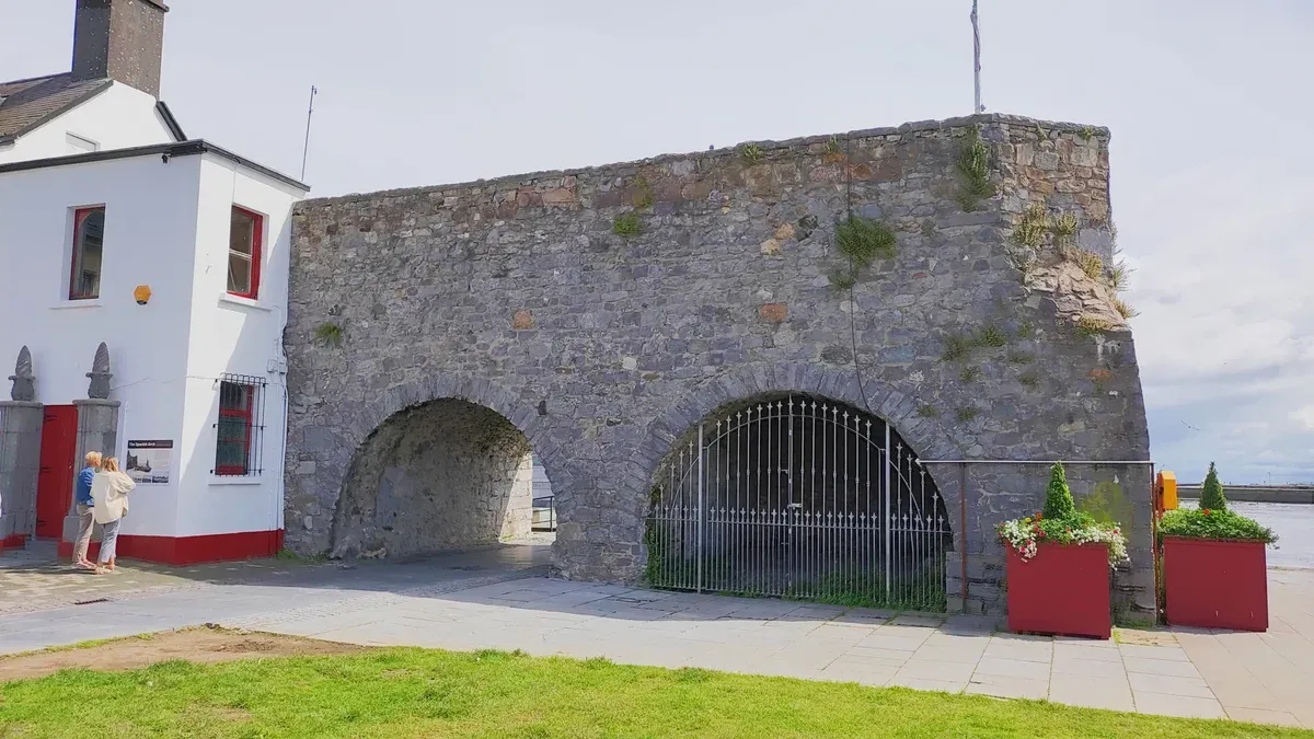 The Spanish Arch on the Galway quays, the afternoon stop on Galway-loop Cliffs of Moher tours from Dublin, Ireland